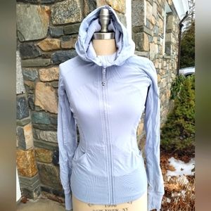 Lululemon  in flux silver fox hooded jacket